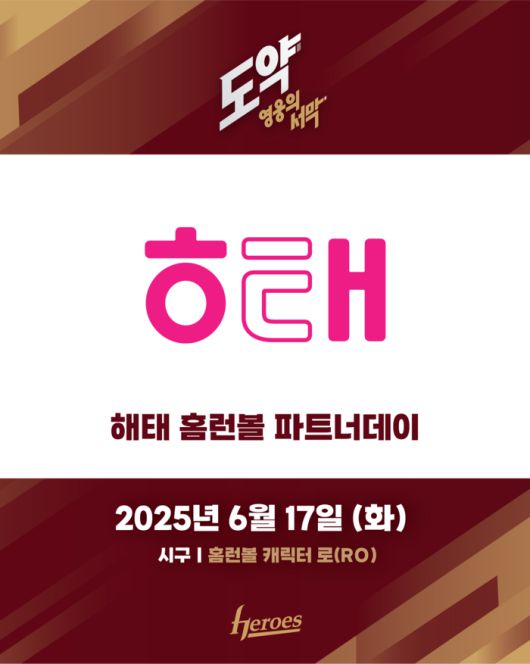 키움이 해태 홈런볼 파트너데이를 진행한다. 사진 | 키움 히어로즈