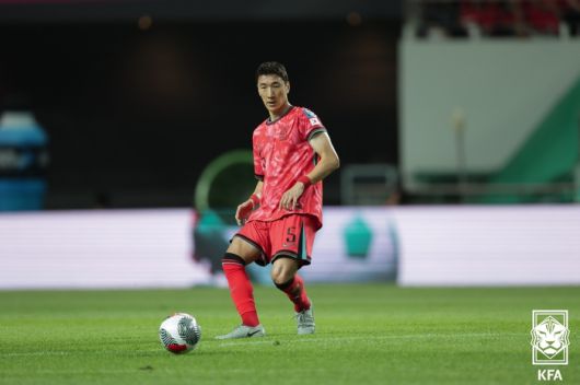 국가대표 시절 정우영. 사진 | 대한축구협회