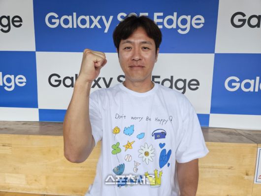 삼성 강민호가 스포츠서울과 창간40주년 인터뷰를 마친 후 포즈를 취했다. 대구 | 김동영 기자 raining99@sportsseoul.com