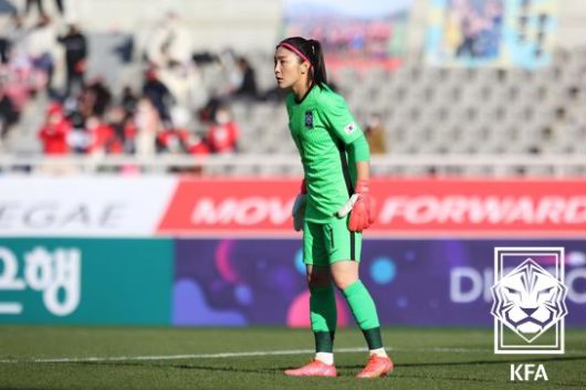 대표팀 시절 윤영글. 사진 | 대한축구협회