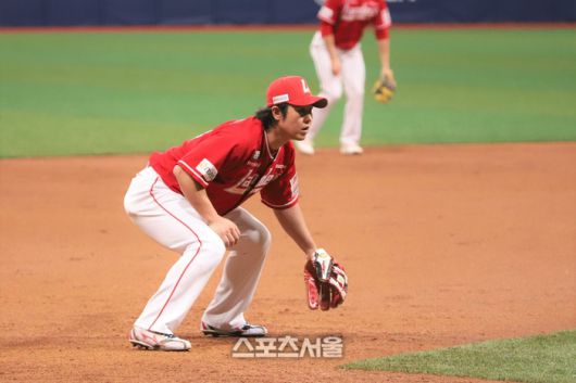 최정 수비 모습. 사진 | 스포츠서울DB