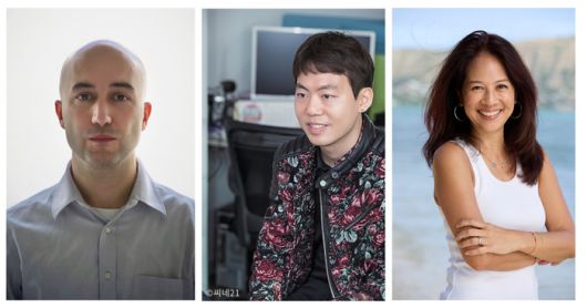 ‘넷팩상’ 심사위원 뱅자맹 일로스·김승환·크리스탈 궉(왼쪽부터). 사진| BIFAN