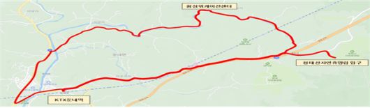 강릉시 자율주행자동차 시범운행지구_신규 노선도.  사진|강원특별자치도청