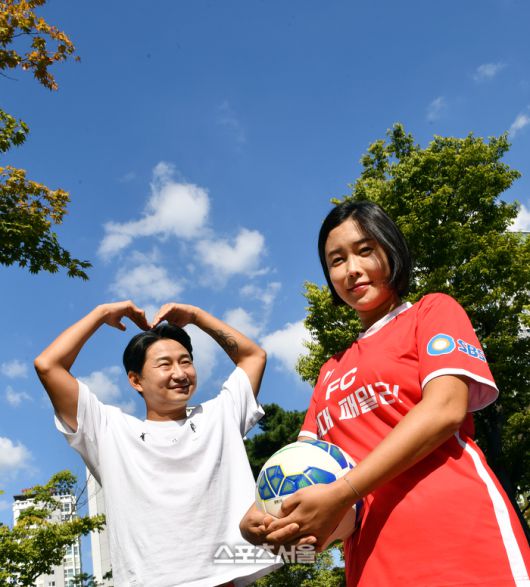 이천수-심하은. 사진 | 스포츠서울 DB