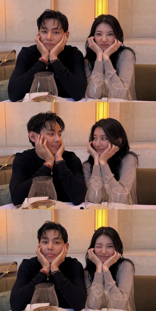 뷔-수지. 수지 인스타그램.