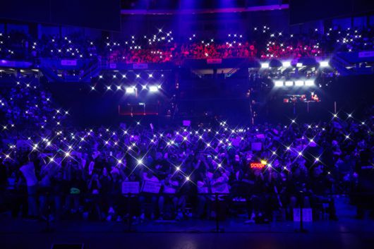 2025 MSI를 지켜보는 현장 관람객 모습. 사진 | 라이엇 게임즈
