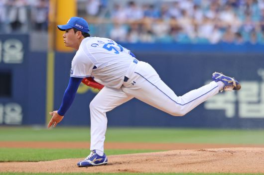 삼성 왼손 이승현이 4일 대구삼성라이온즈파크에서 열린 2025 KBO리그 LG전에 선발 등판해 역투하고 있다. 사진 | 삼성 라이온즈