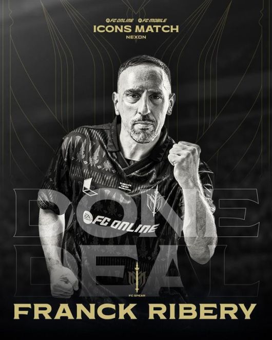 프랑스 출신의 전설적인 윙어 프랑크 리베리가 2025 아이콘매치를 통해 그라운드로 깜짝 복귀한다. 사진 | 넥슨