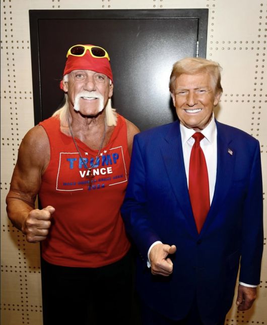 헐크 호건과 트럼프 대통령. 헐크 호건 인스타그램.