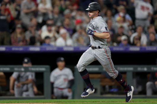 KT 새 외국인 타자 앤드류 스티븐슨. 2023시즌 미네소타 시절 모습. 사진 | AFP연합뉴스