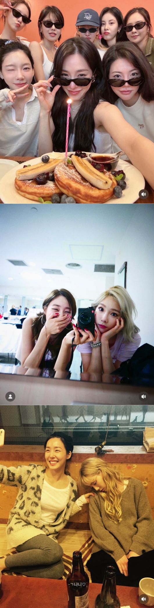 소녀시대. 사진 | 태연 SNS