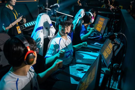 DNF는 4일 중국 VSPO 스튜디오에서 열린 PGS7 파이널 3일차에서 133점을 기록해 준우승을 차지했다. 사진 | 크래프톤