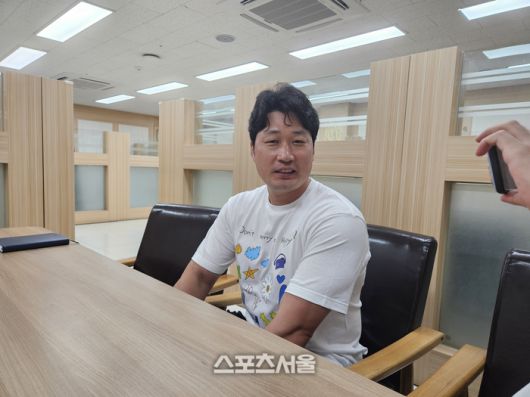 삼성 오승환이 13일 대구삼성라이온즈파크에서 2025 KBO리그 KIA전에 앞서 인터뷰에 응했다. 대구 | 김동영 기자 raining99@sportsseoul.com