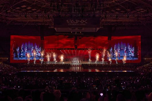 에스파가 지난 8월 29일부터 31일까지 서울 송파구 케이스포돔에서 ‘2025 aespa LIVE TOUR -SYNK : aeXIS LINE’(2025 에스파 라이브 투어 – 싱크 : 엑시스 라인)을 개최했다. 사진 | SM엔터테인먼트