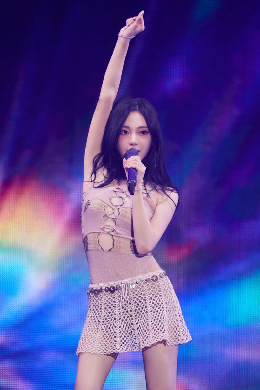 에스파가 지난 8월 29일부터 31일까지 서울 송파구 케이스포돔에서 ‘2025 aespa LIVE TOUR -SYNK : aeXIS LINE’(2025 에스파 라이브 투어 – 싱크 : 엑시스 라인)을 개최했다. 사진 | SM엔터테인먼트