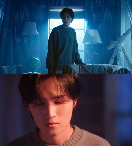 김희재. 사진 | 김희재 미니앨범  ‘HEE’story’ 타이틀곡 ‘다신 볼 수 없는 내 사랑’ MV 티저 캡처