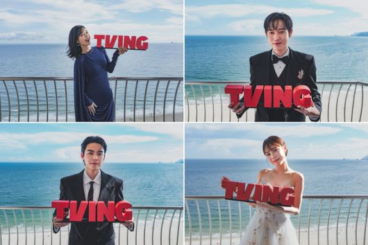 (왼쪽 위부터) 김유정, 김영대, 이열음, 김도훈. 사진 | 티빙