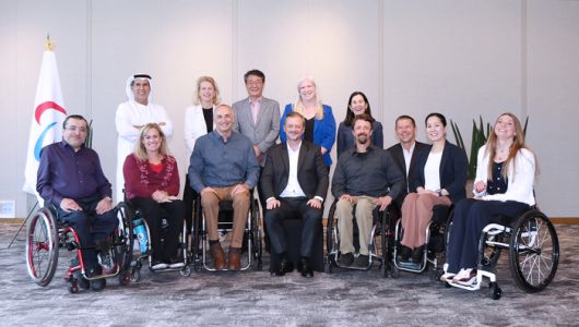 IPC 집행위원회 단체 기념촬영. 사진 | 대한장애인체육회