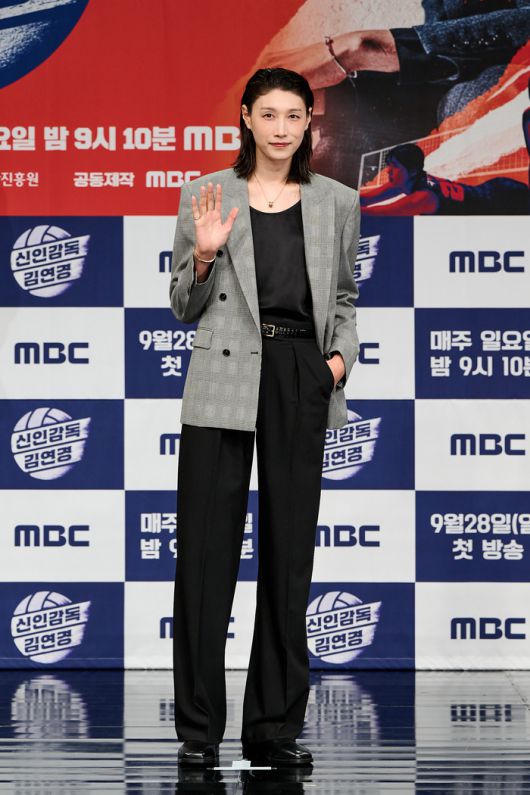 MBC 새 예능 프로그램 ‘신인감독 김연경’ 제작발표회. 사진 | MBC