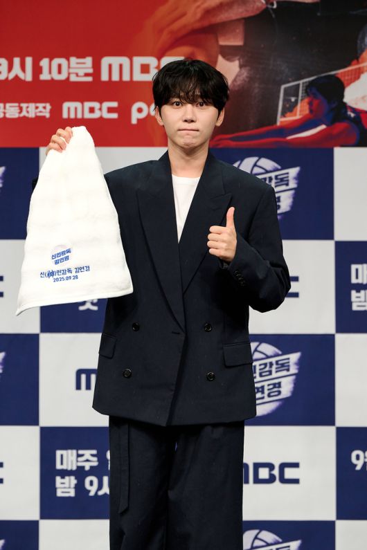 MBC 새 예능 프로그램 ‘신인감독 김연경’ 제작발표회. 사진 | MBC