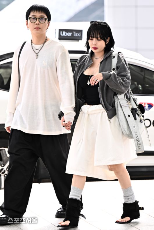 현아와 용준형 부부. 이주상기자 rainbow@sportsseoul.com