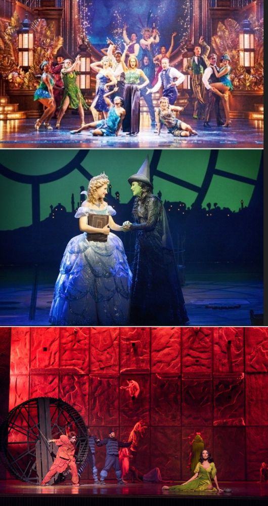 (위부터) 뮤지컬 ‘위대한 개츠비’, ‘위키드’, ‘노트르담 드 파리’ 주요 장면. 사진 | 오디컴퍼니, 에스앤코, 마스트인터내셔널