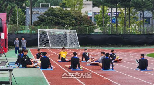 회복훈련에 집중하는 홍명보호.