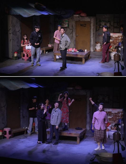 연극 ‘마트로시카’는 연기파 배우 윤제문·정석용·유용을 필두로 다수의 배우들이 웃음과 감동을 전하고 있다. 사진 | 사진 | ㈜데일리창