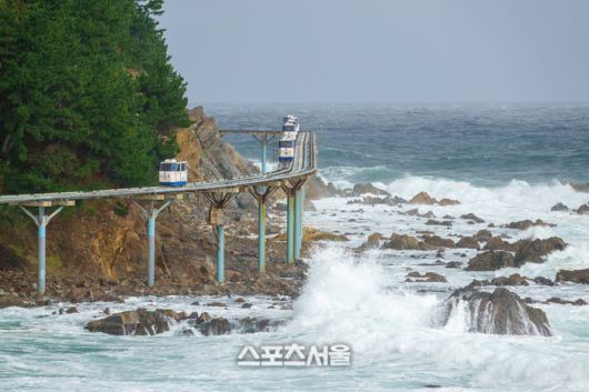 울진 죽변해안스카이레일. 울진 | 원성윤 기자 socool@sportsseoul.com