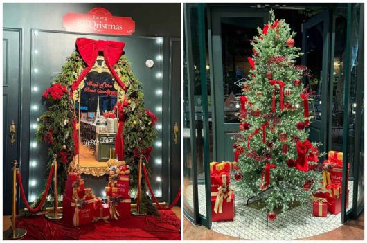 홀리데이 인 파리(Holiday in Paris) 프로모션 매장 크리스마스 인테리어. 사진 | 제너시스BBQ