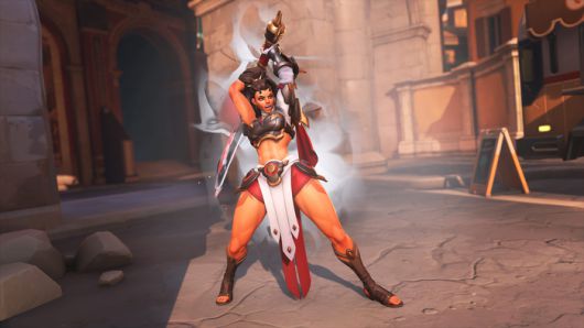 플레이 메타에 변화를 더하는 오버워치 최초의 근접 공격 영웅 ‘벤데타’ 이미지. 사진 | 블리자드 제공