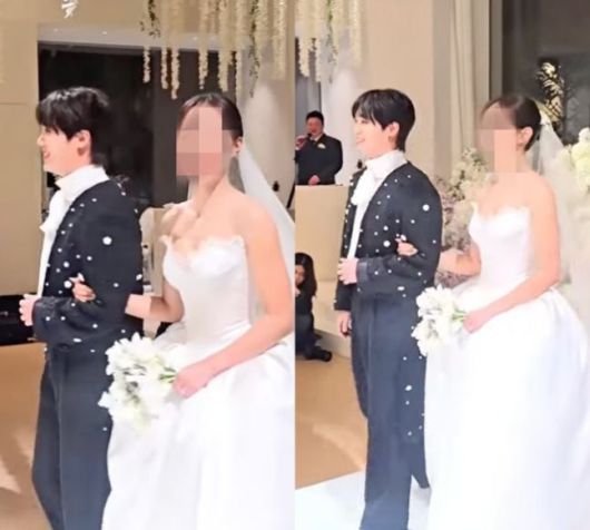 미르 결혼식 장면. 사진 | 김장훈 SNS