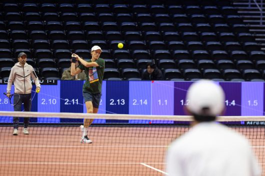 훈련하는 신네르. 사진 | 세마스포츠마케팅