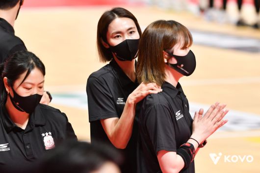 정관장 시절의 이숙자 코치.제공 | 한국배구연맹