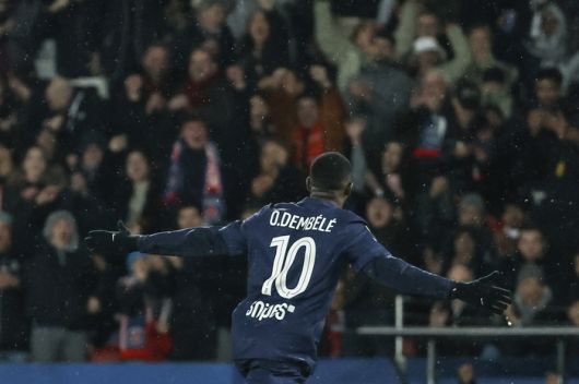PSG 뎀벨레. 사진 | 파리=EPA 연합뉴스