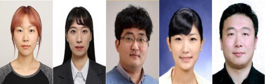 스포츠경향 야구팀 이두리 기자, 유새슬 기자, 심진용 기자, 김하진 기자, 이정호 기자(왼쪽부터).