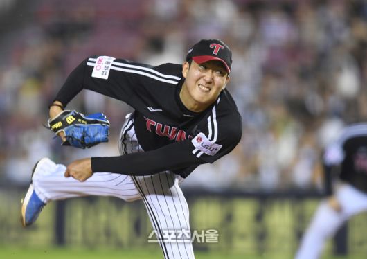 LG 선발투수 손주영이 10일 서울 잠실구장에서 열린 2025 KBO리그 두산과 경기에서 역투하고 있다. 잠실 | 최승섭기자 thunder@sportsseoul.com
