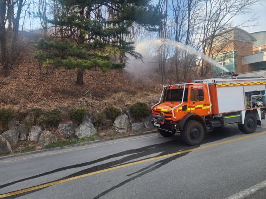 산불 예방순찰.  사진|강원특별자치도 소방본부