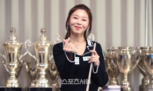 김가영이 지난해 3월24일 고양 훈련장에서 스포츠서울과 인터뷰에 앞서 포즈를 취하고 있다. 최승섭기자 thunder@sportsseoul.com