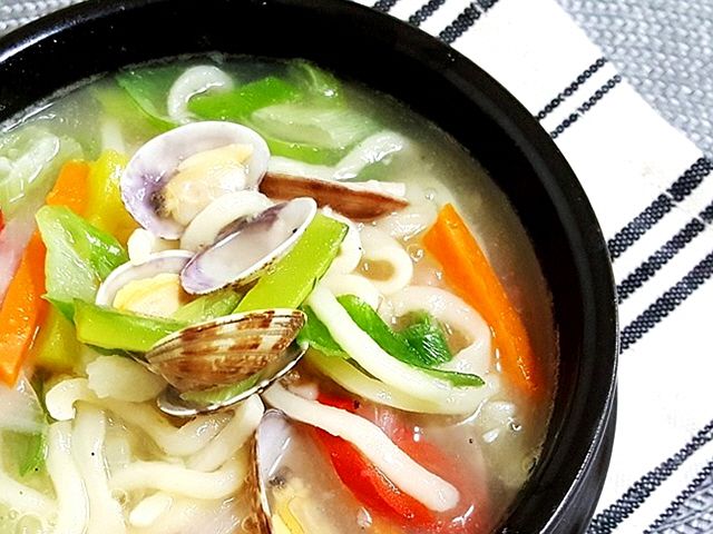 바지락 칼국수 황금레시피 : 허브줌 비오는날에는 역시 칼국수!...바지락 칼국수 황금레시피