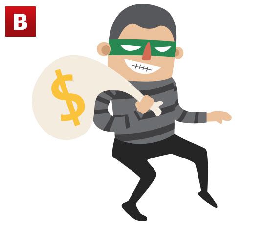 2번 도둑: 초록 눈가리개