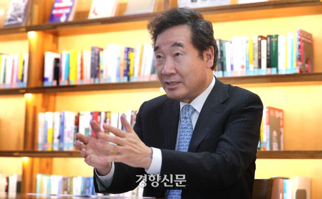 이낙연 더불어민주당 당 대표 후보. 권호욱 선임기자