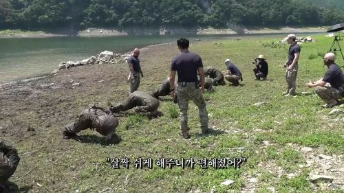 <가짜사나이>의 한 장면. 유튜브 화면 캡처