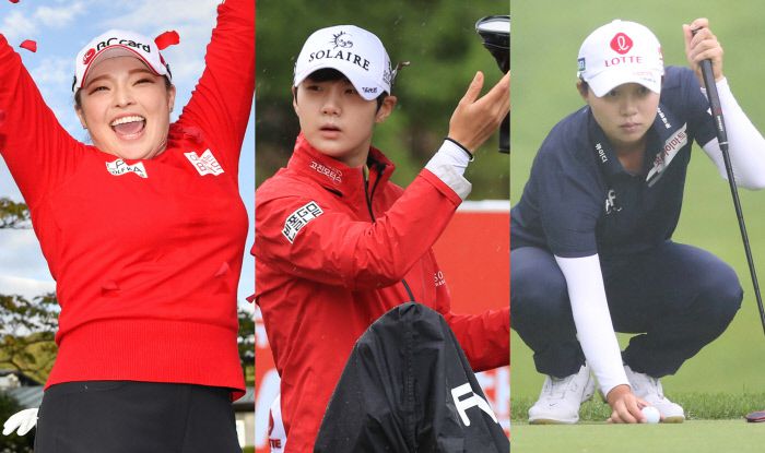 장하나, 박성현, 김효주