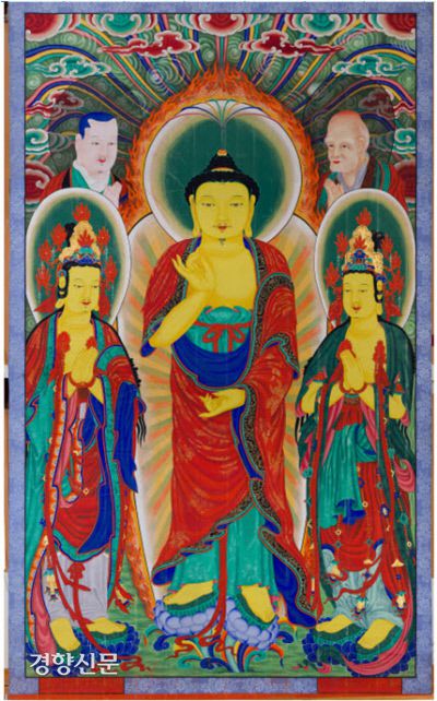 ‘서울 진관사 소장 괘불도 및 괘불함’ 중 괘불도. 문화재청 제공