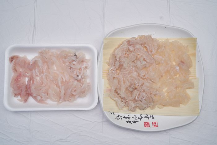 어시장서 산 찰가자미, 참가자미, 쥐치, 도화볼락으로 꾸린 ‘DIY’ 모둠회.