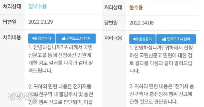 외부충전식 하이브리드차가 전기차 충전구역에서 ‘충전 없이’ 주차만 한 경우에 대한 지차체의 변화된 입장/독자 제공