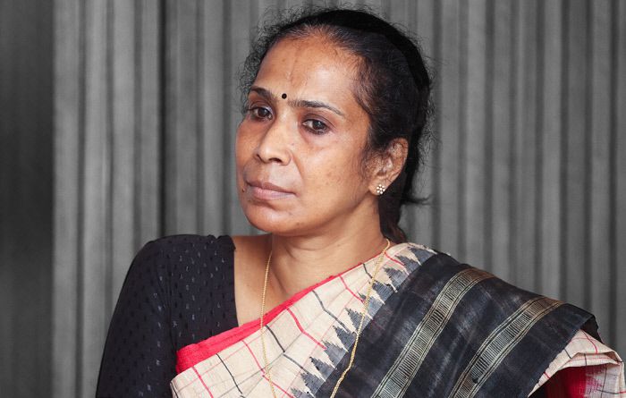 아순타 찰스 아프가니스탄 월드비전 회장이 17일 오후 여의도 월드비전에서 열린 공동 인터뷰에서 인사말을 하고 있다. 연합뉴스