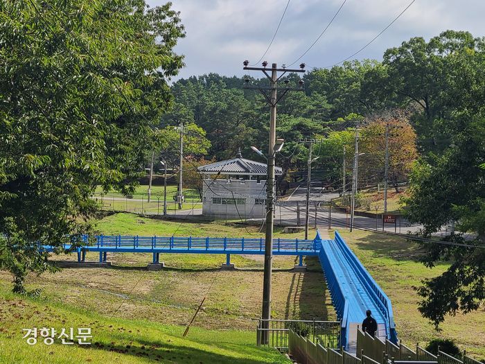 판문점에 위치한 도보다리. 박광연 기자