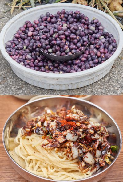 밤처럼 단맛을 내는 강낭콩의 또 다른 이름은 밤콩. 재료의 균형을 제대로 살린 간짜장.